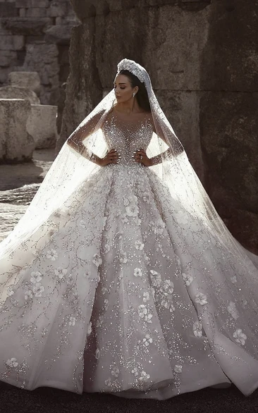 diamond cinderella wedding dresses
